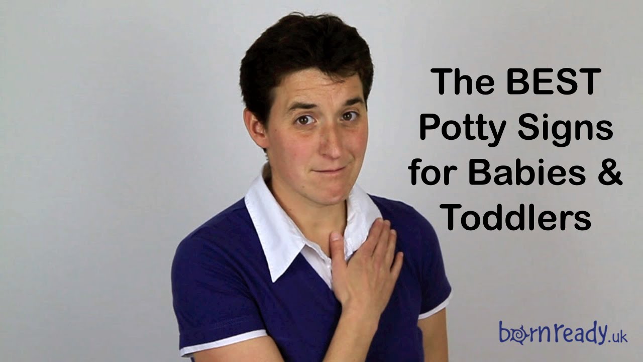 How to: Baby Signing Potty Sign (Born Ready, Makaton, ASL, BSL)