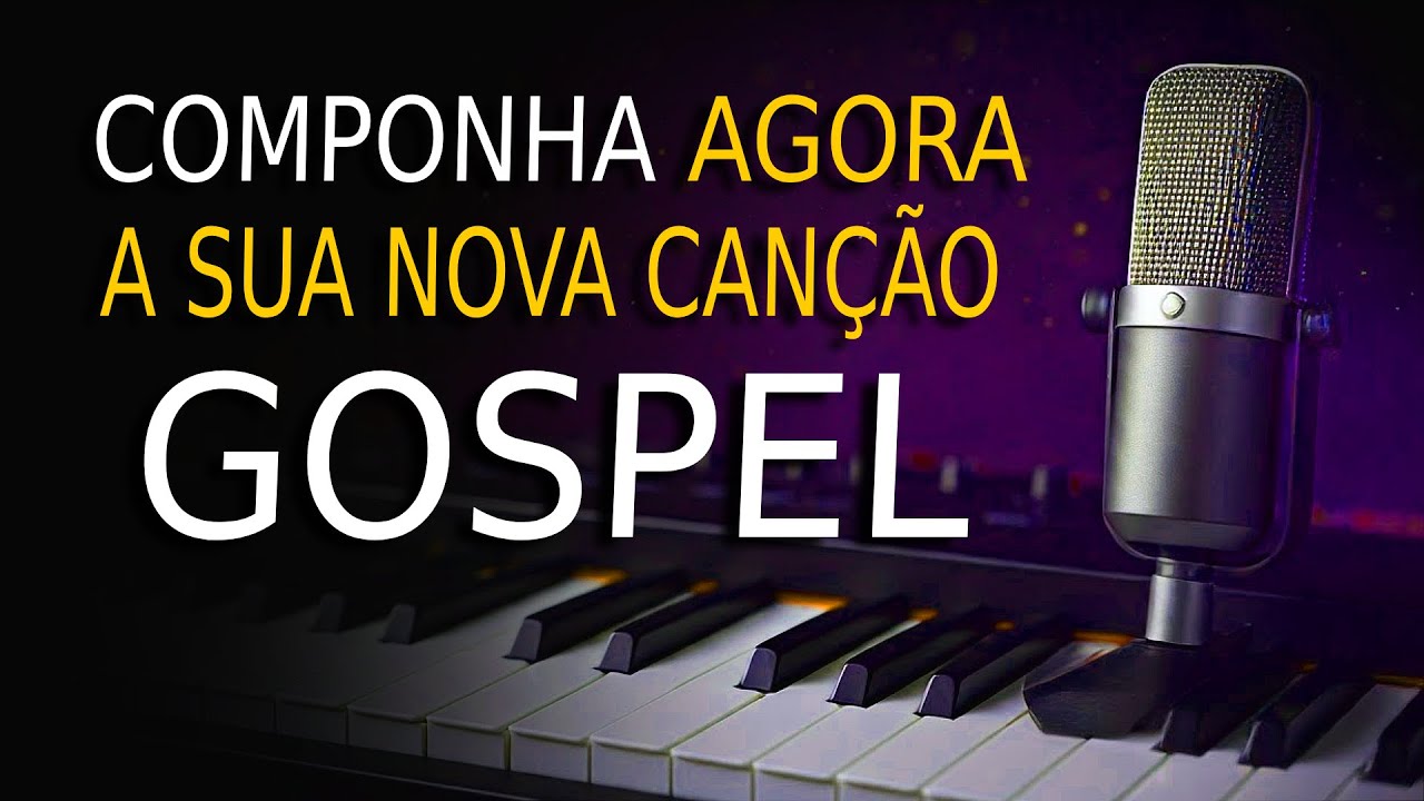 Base de piano para compor m&uacute;sica gospel (louvor a Deus)