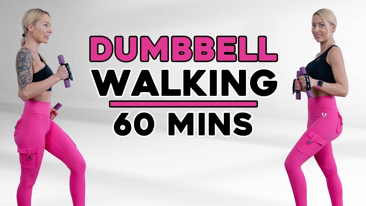 🔥60 Min Full Body Fat Burning 🔥 Workout🔥 with Dumbbells | Knee Friendly🔥