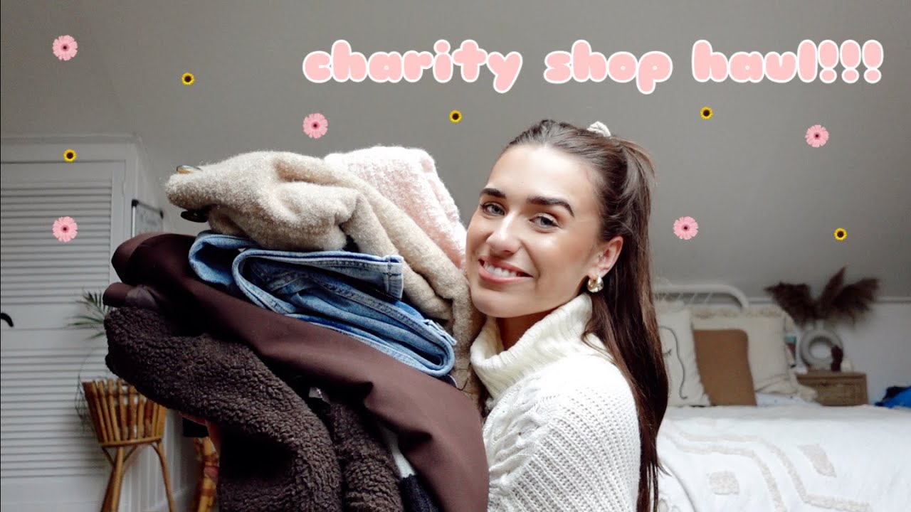 COME CHARITY SHOPPING WITH ME & HAUL!!! || Talia Rose