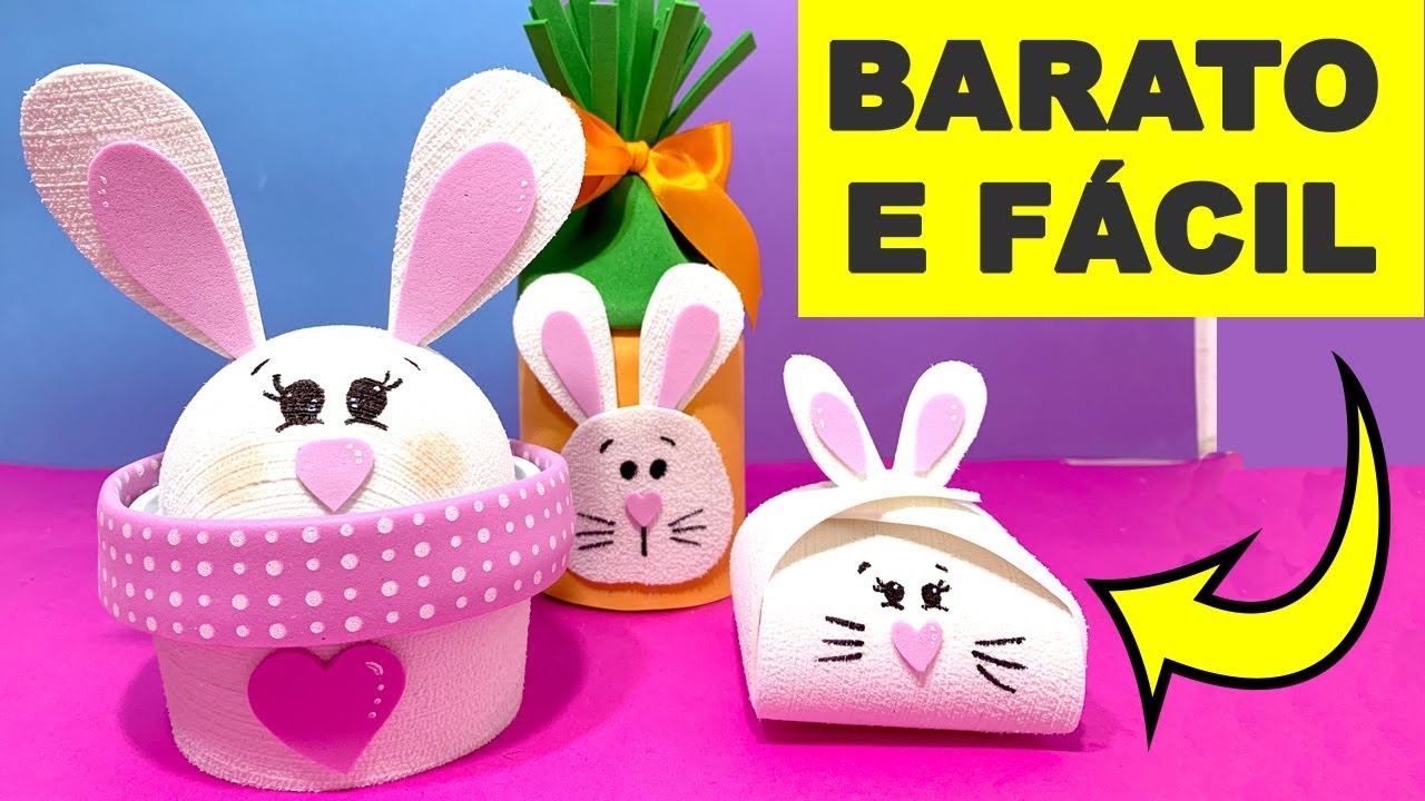 DIY FÁCIL E BARATO -  IDEIAS PARA A PÁSCOA - Segredos de Aline