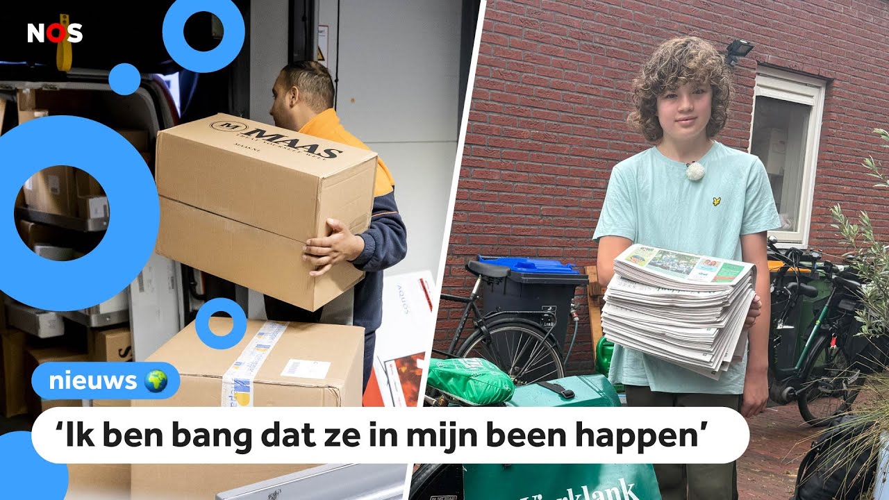 Pakketbezorgers vaker gebeten door honden, Niek is er bang voor