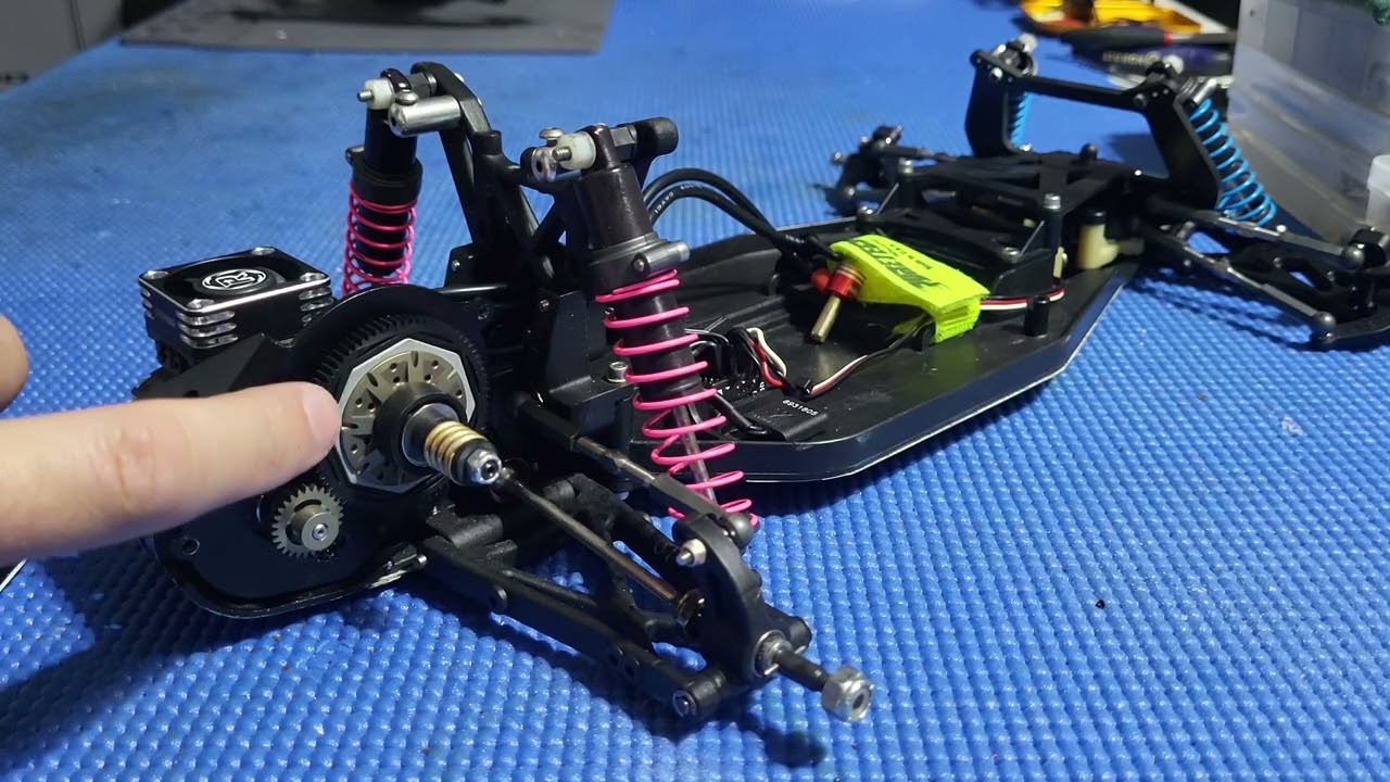 Team Losi TLR XX buggy slipper upgrade.