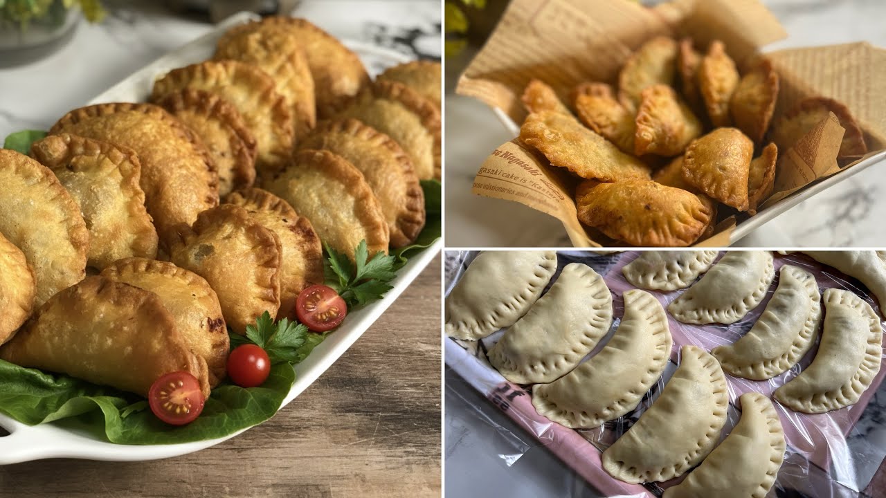  بنصف كيلو دقيق كمية رهيبة من عجينة البف للسمبوسك | تفريزات رمضان 🤩👇🏻