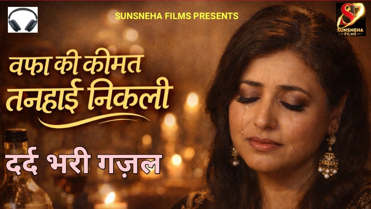 वफा की किमत तनहाई निकली...| Hassan KamaaL | Bollywood Style Gazal | sunsneha Films