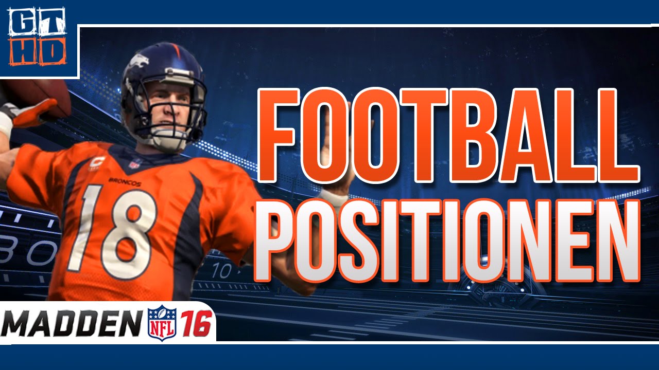 American Football Positionen erklärt + Madden NFL-Tipps