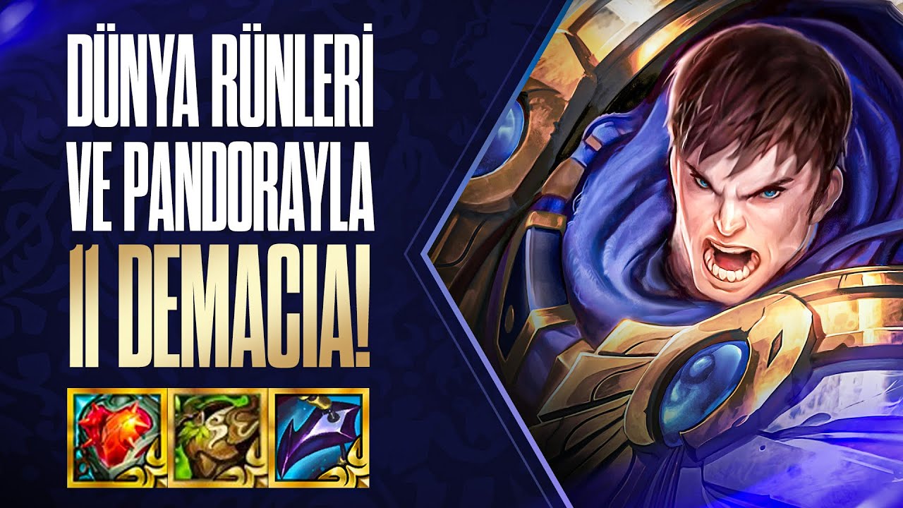 DÜNYA RÜNLERİ VE PANDORAYLA 11 DEMACİA!  | HOLYTHOTH TFT