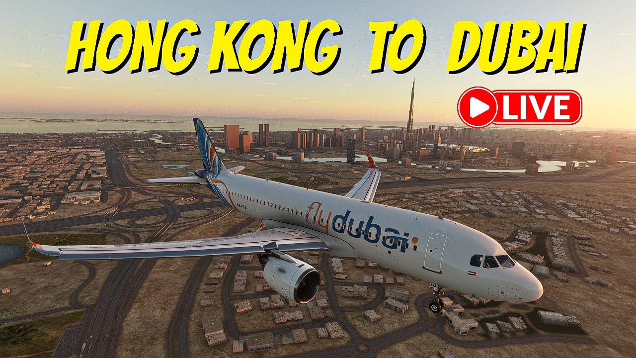 🔴LIVE: HKG → DXB | Flight from Hong Kong 🇭🇰 to Dubai 🇦🇪 | Full Flight | Where Should I Go Next?