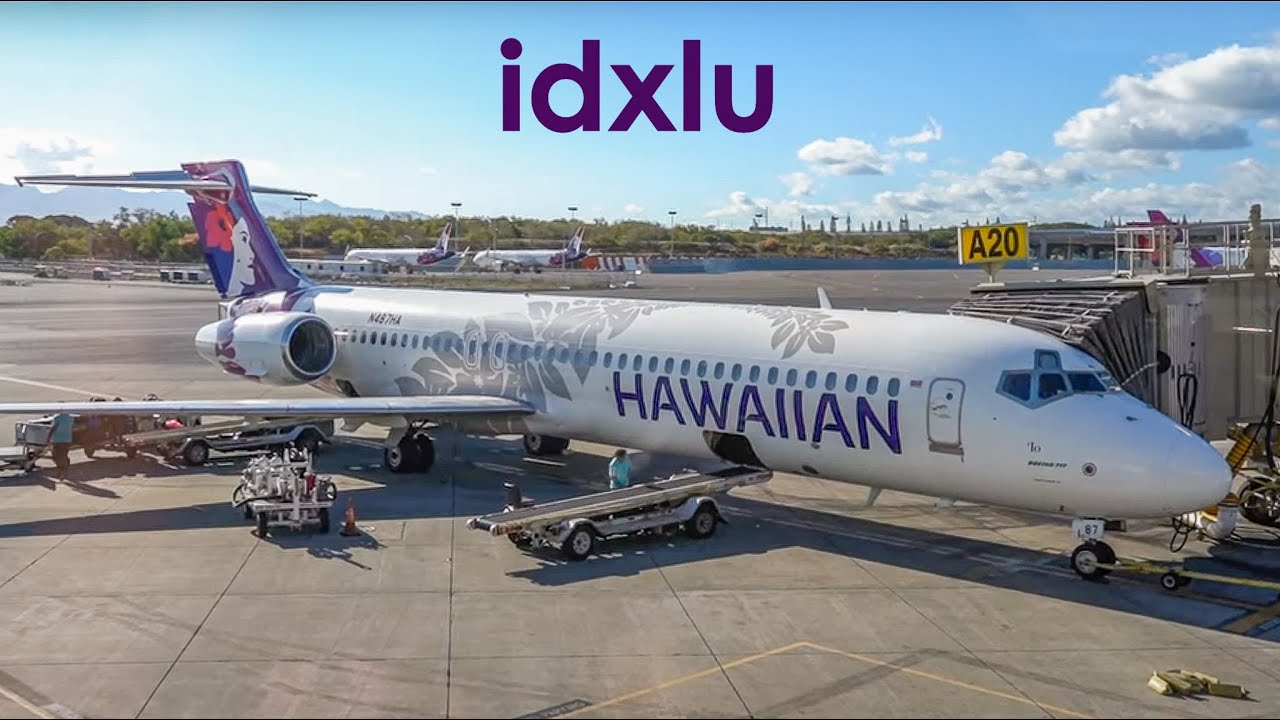 Hawaiian Airlines 717 flight from Honolulu to Hilo in First Class!
