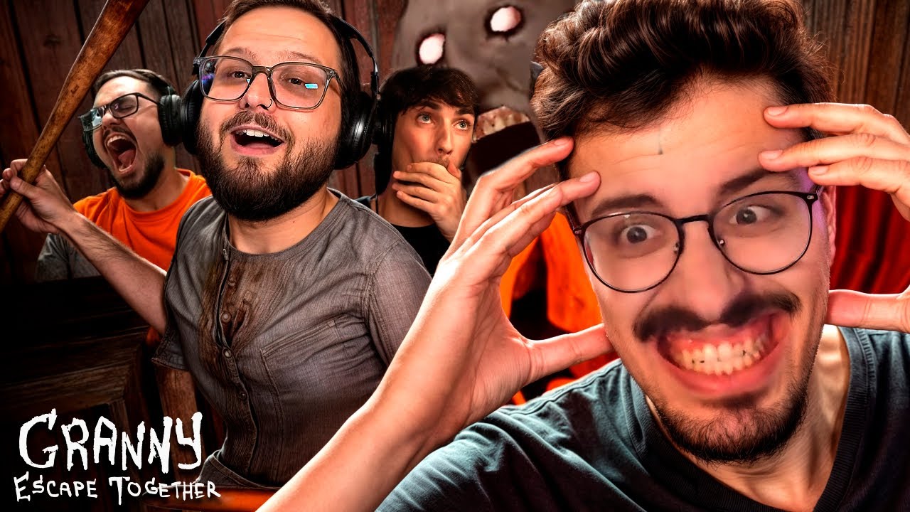 TEMOS QUE FUGIR DA GRANNY JUNTOS! - GRANNY TOGETHER com COLEGAS!