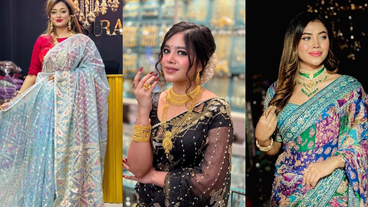 Eid especial saree by suraat by Rafin Kibria 
