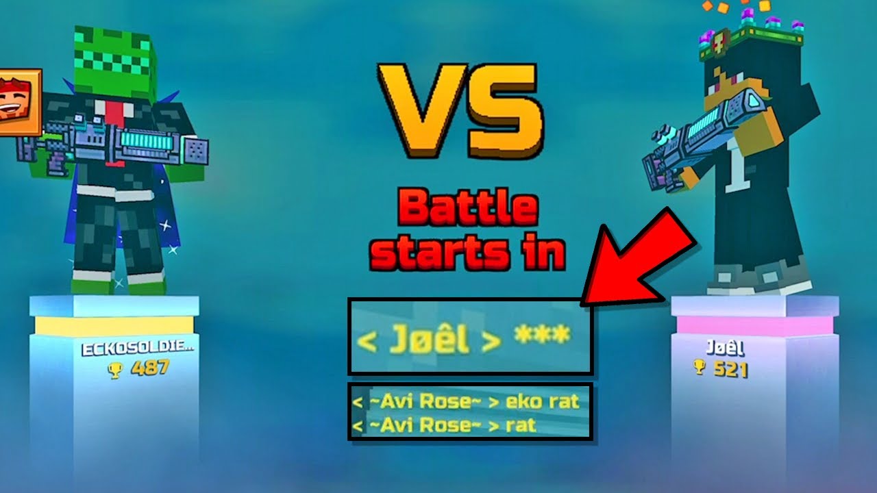 Players get mad at me in 1 v 1 duels...| Pixel Gun 3D