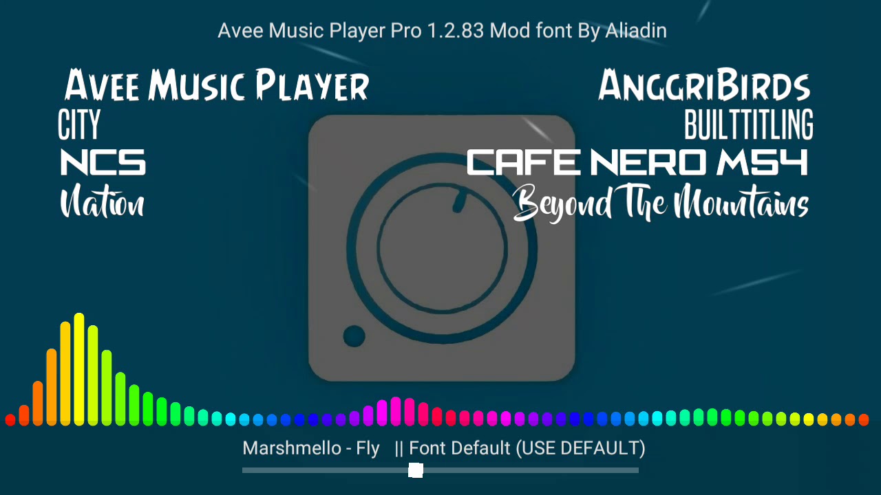 Avee Music Player Pro 1.2.83 Mod font (Mod APK by Aliadin)