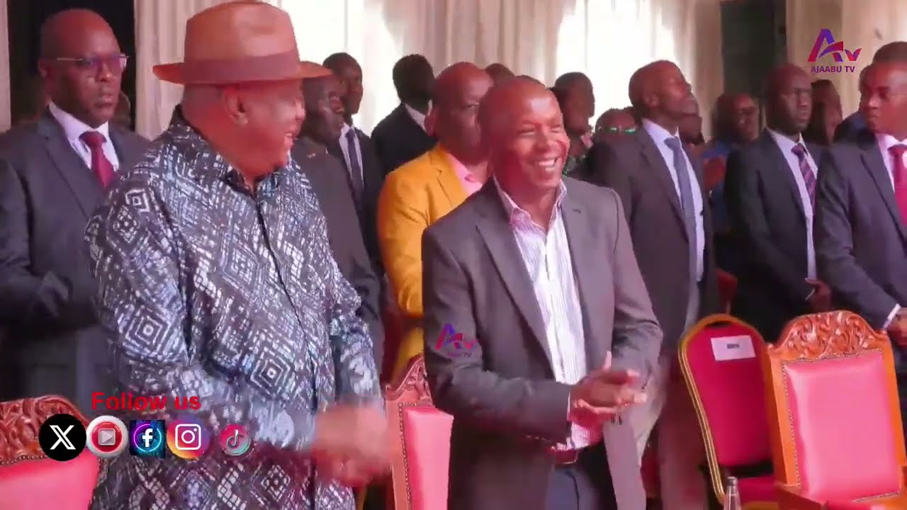 PRESIDENT RUTO FORCED TO WALK OUT AS UHURU KENYATTA AND DP KINDIKI INTERACTS IN EMBU