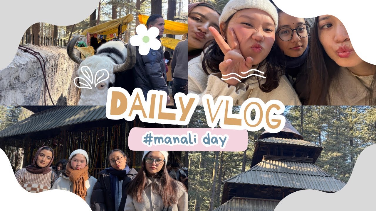 My last Manali vlog 🥹,kasol🏔️ ,Manikaran & Hidimba temple 🛕 #manalivlog #dailyvlog 
