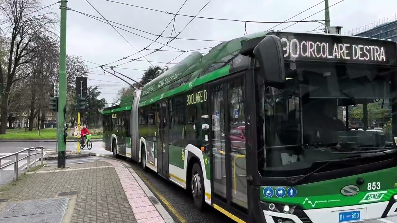 Trolibuszok Milánóban, Olaszországban 🇮🇹 | MILAN TROLLEYBUS 🇮🇹 | Filobus Milano 🇮🇹 |