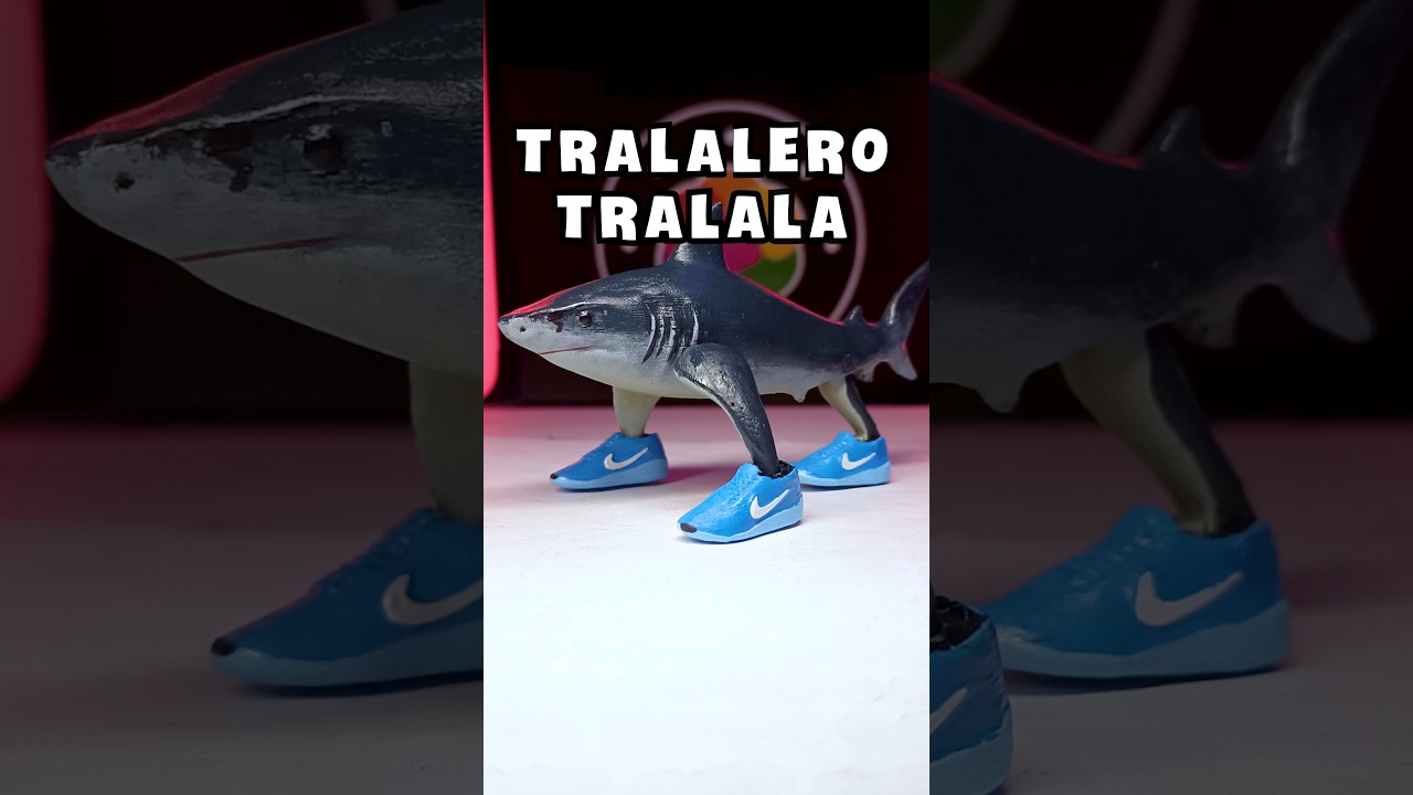 &iquest;Ya tienes tu Tralalero Tralala? 🦈👟 #PlastiVerse #clay #brainrot