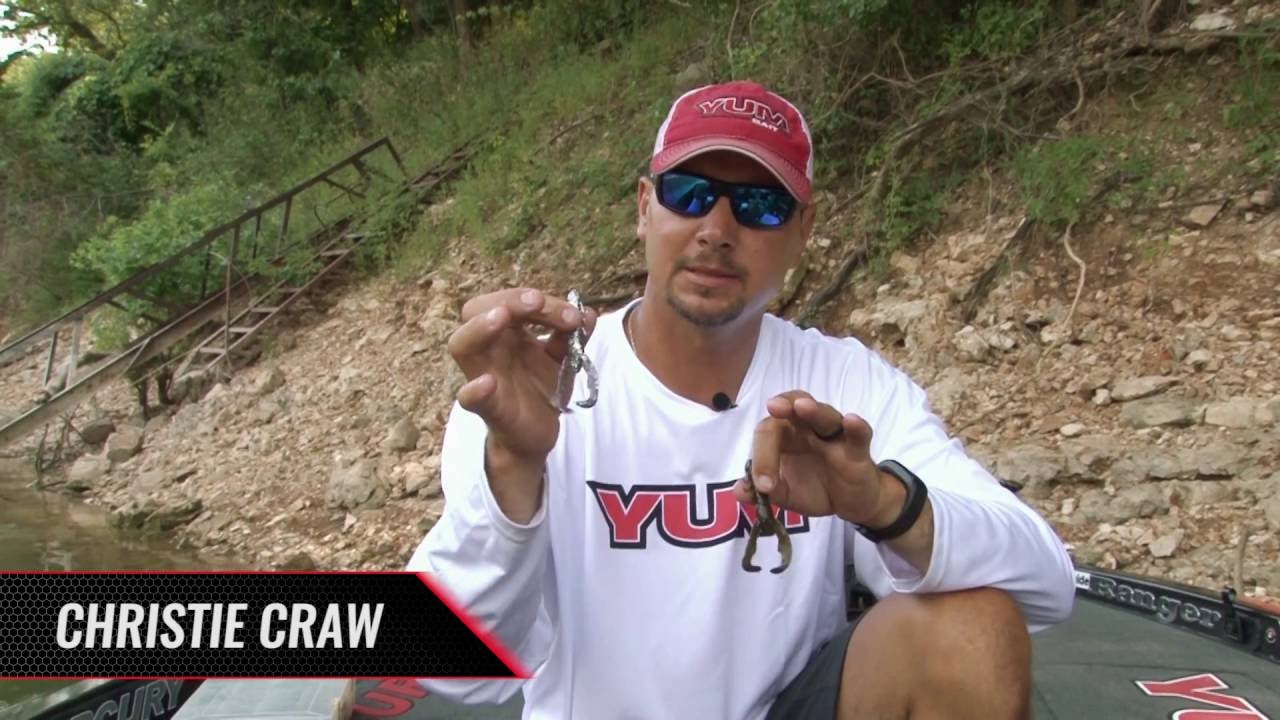 How Jason Christie fishes the YUM Christie Craw for bass