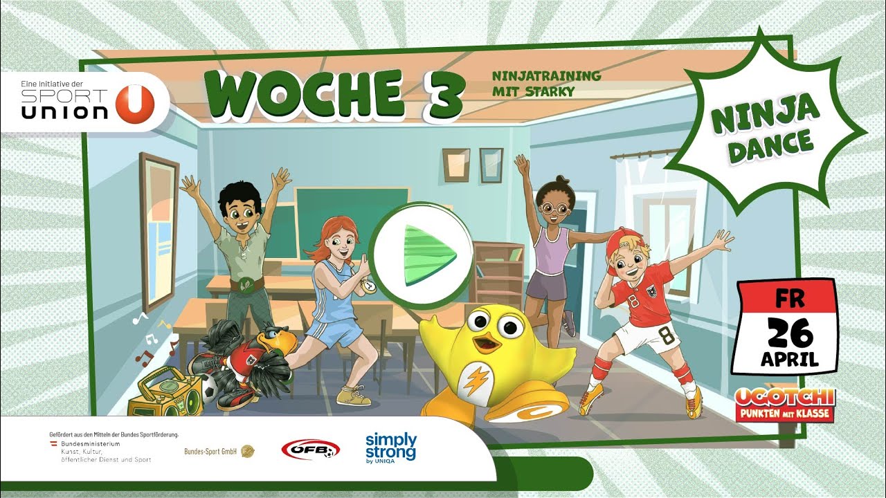 Woche 3 Freitag / Ninja Dance / UGOTCHI - Punkten mit Klasse 2024