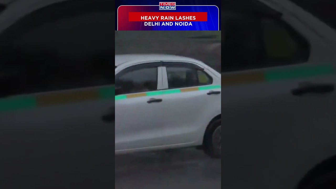 Rain Fury: Heavy Rain Lashes National Capital, Noida #shorts