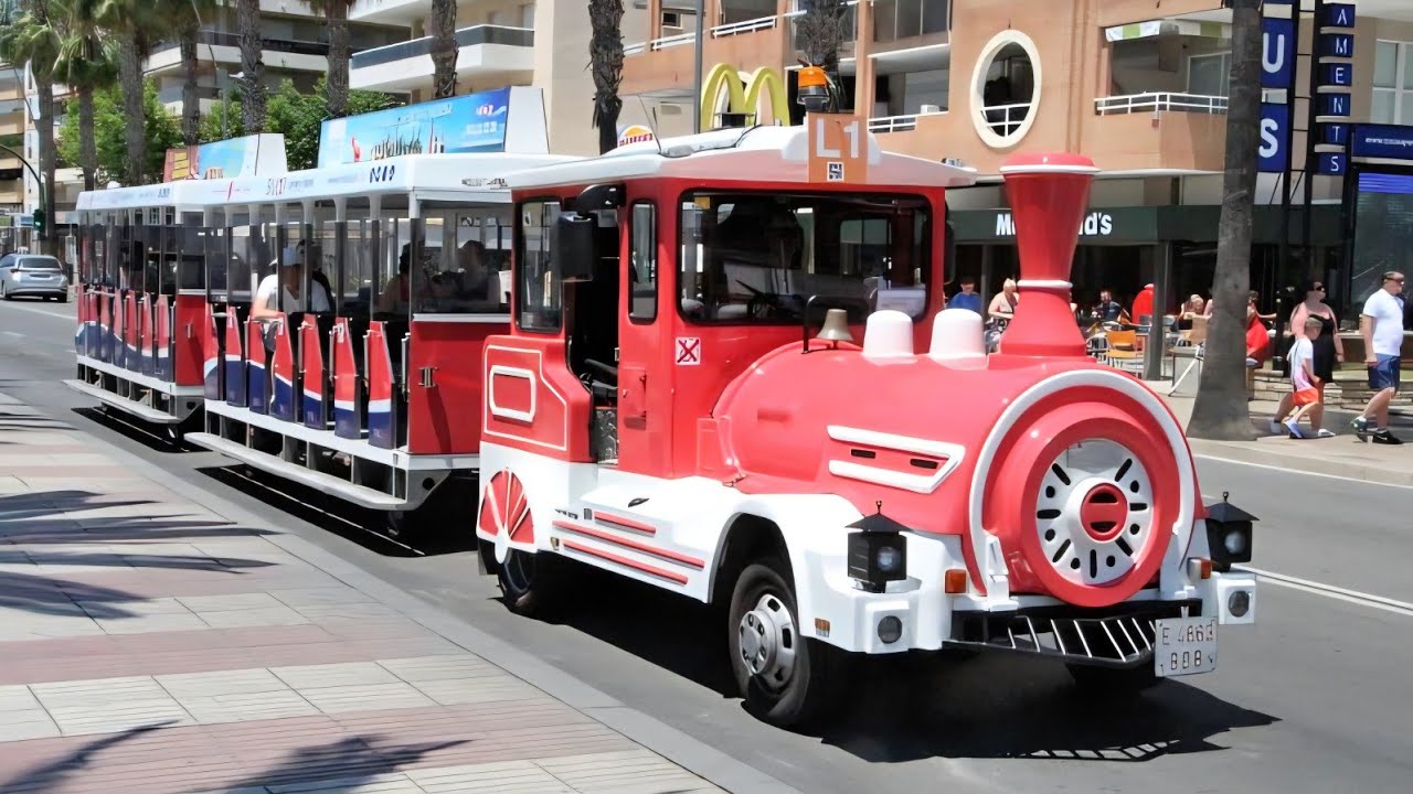 Salou train virtual tour 4k 60fps