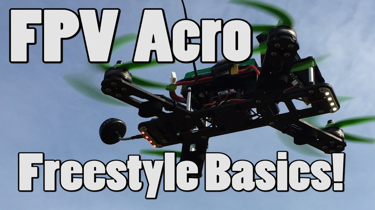 FPV Acro Freestyle Basics! Pop, drop, manoeuvre, catch.