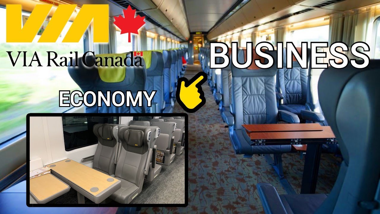 Montreal to Québec City VIA RAIL Canada ECONOMY versus BUSINESS