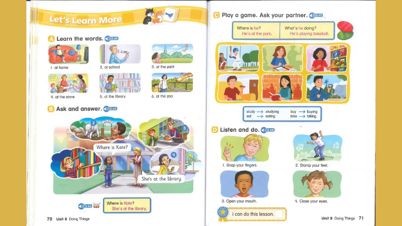 Let's Go: English Book 2 Unit 8