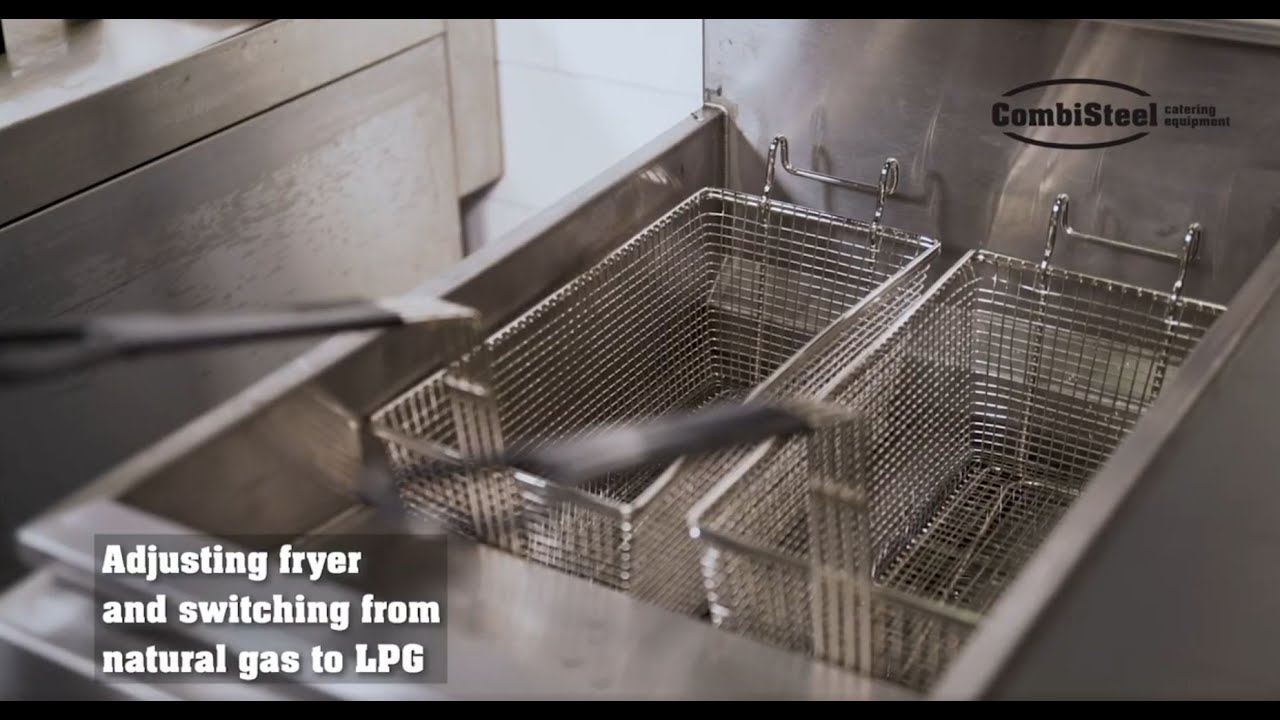 How to: installatie en ombouw naar propaan van gasfriteuse 7455.0999