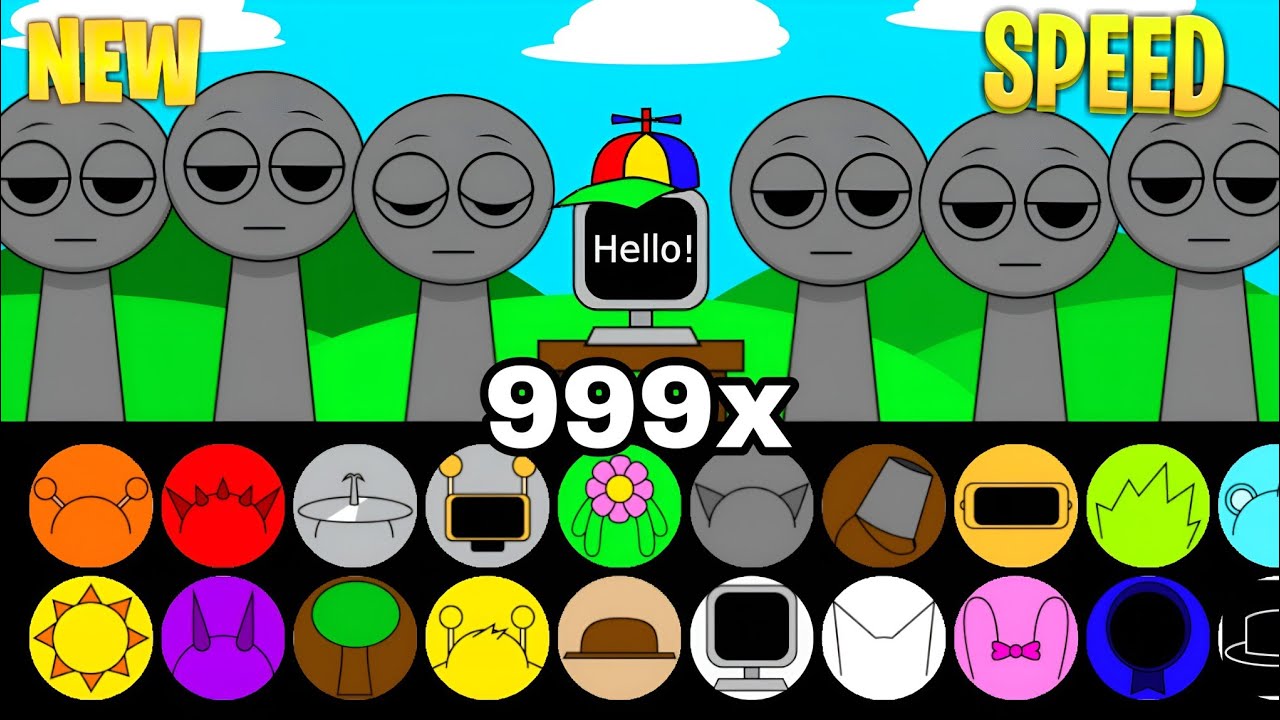 Sprunki Music at 999x Speed!