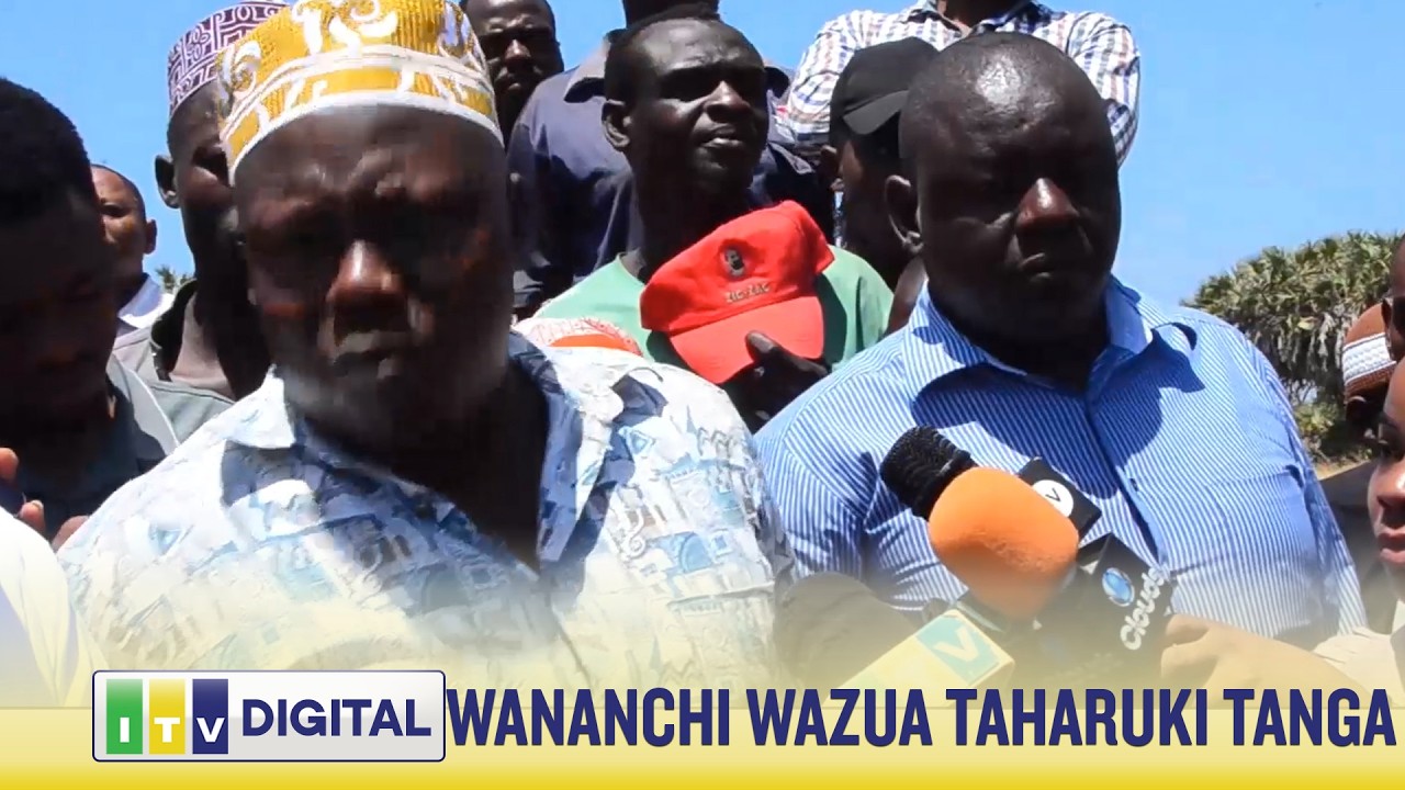 WANANCHI WAZUA TAHARUKI TANGA, POLISI WAWATULIZA.
