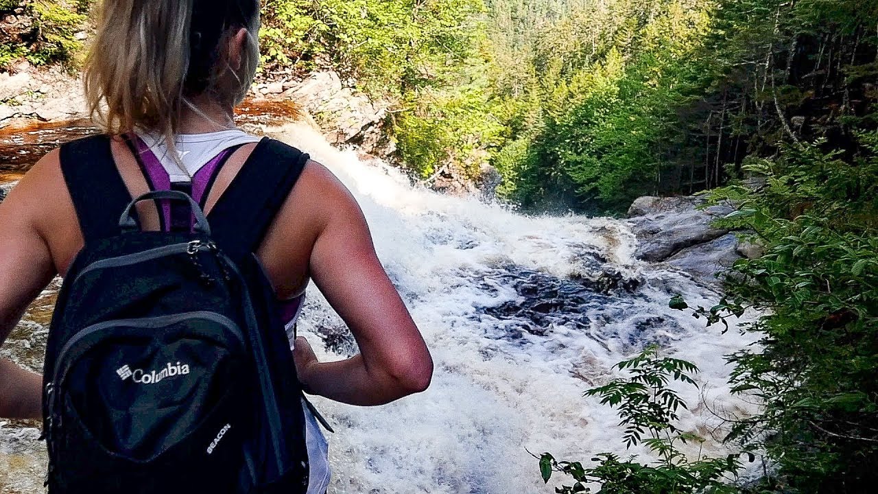 HIKING PARADISE!! - Walton Glen Gorge Falls, New Brunswick, Canada (DJI Mavic Pro)