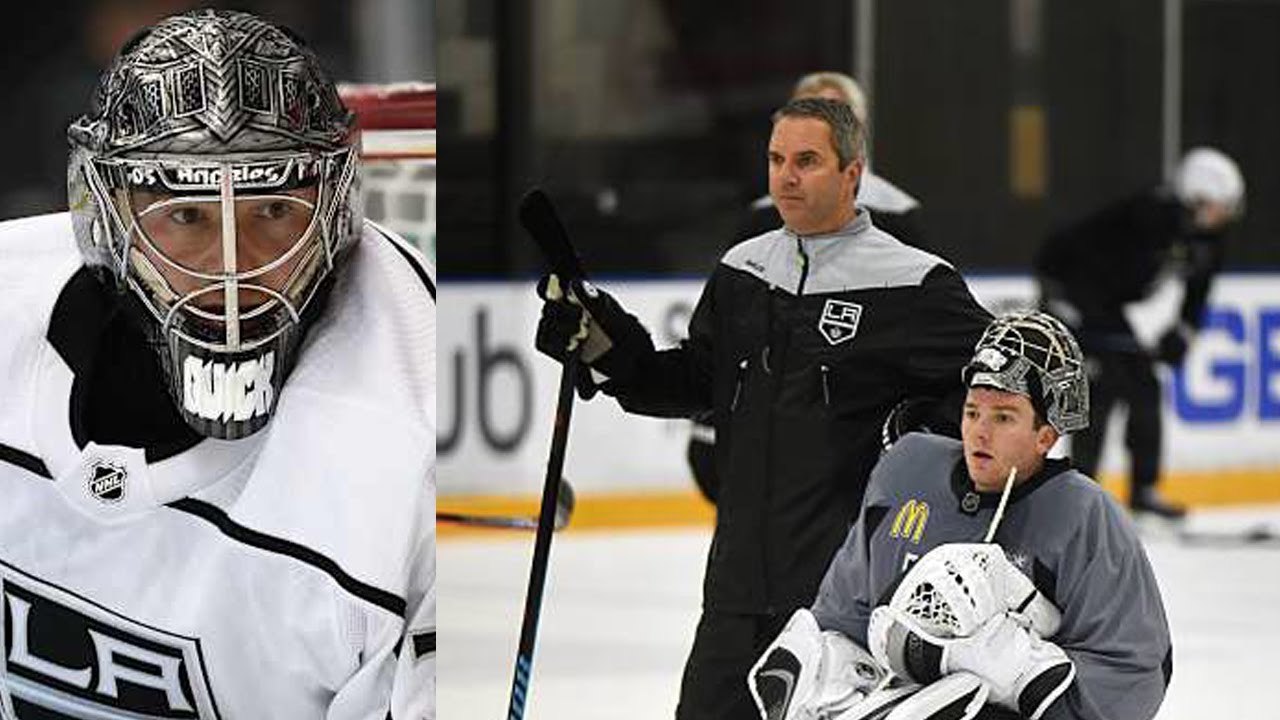 The Kings coaches walked in on Jonathan Quick....