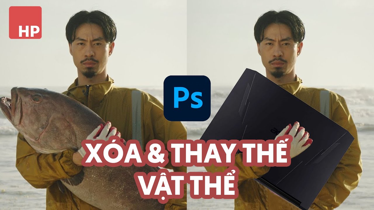 Cách để xóa và thay thế vật thể trong Photoshop