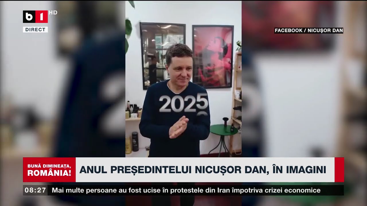ANUL PREȘEDINTELUUI NICUȘOR DAN, ÎN IMAGINI_Știri B1TV_2 ian. 2026