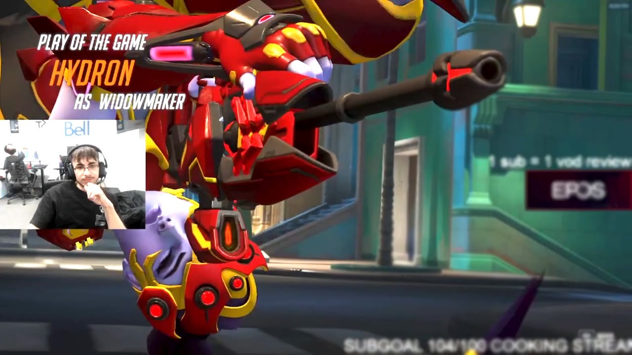 HYDRON GODLIKE AIM AS WIDOW - POTG! [ OVERWATCH 2 TOP 500 SEASON 4 ]