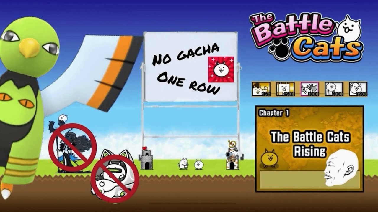 Battle Cats One Row No Gacha Challenge Episode 1: The Beginning