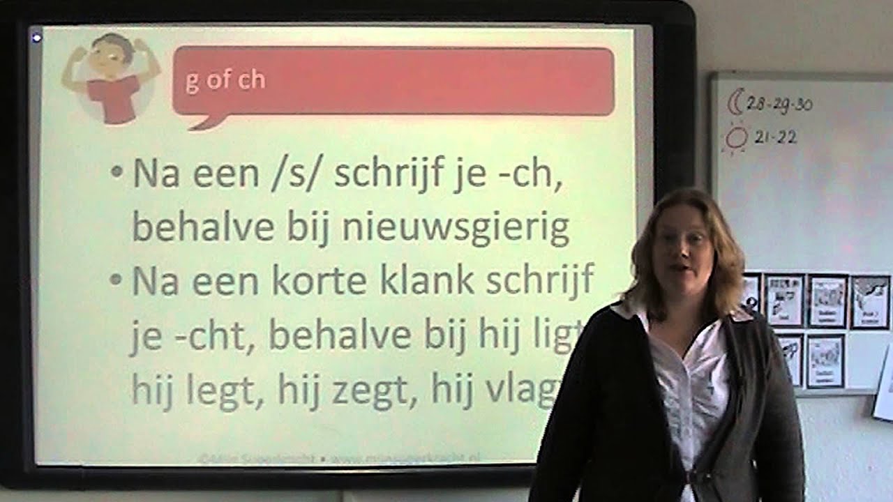 Spelling: g of ch