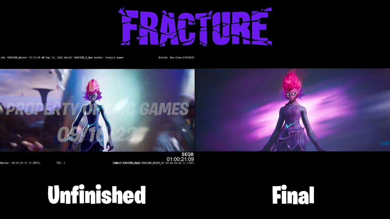 Fracture Event Cinematic (Side-By-Side Comparison)