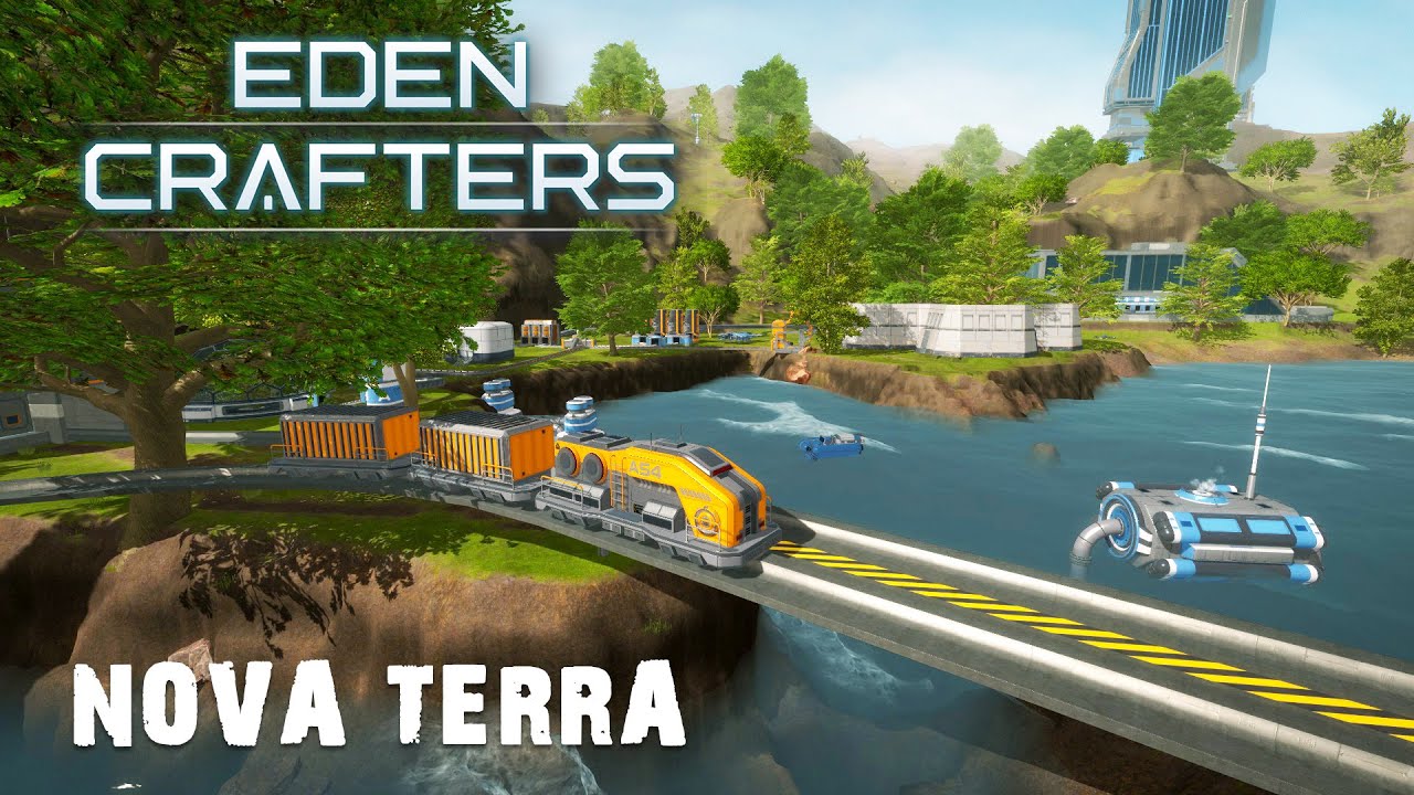 Eden Crafters - Nova Terra - Advanced Panels And A Water Cleaning Boat [E11]