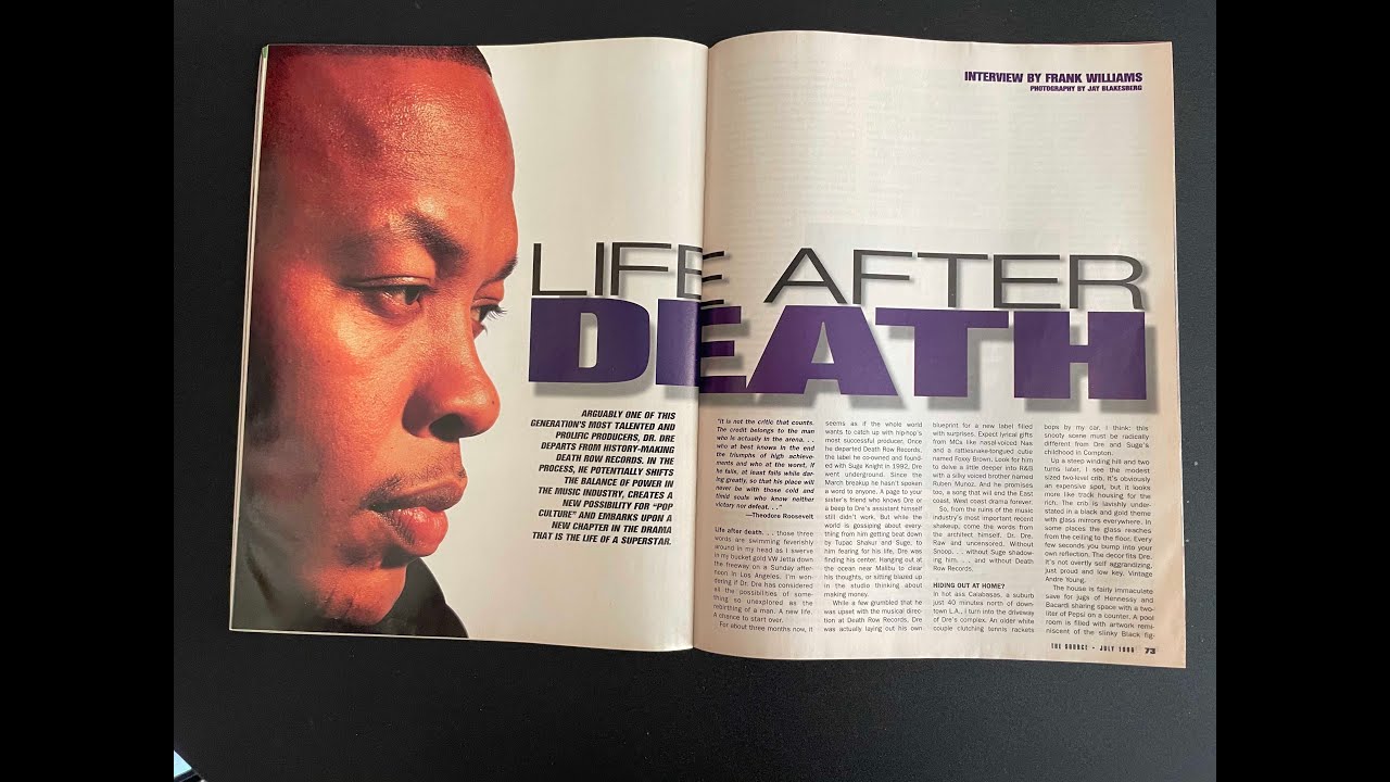 The Source Magazine - July 1996 Featuring Dr. Dre