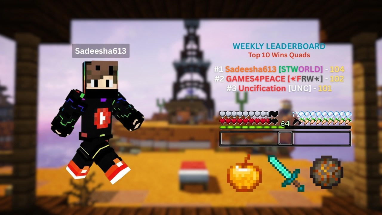 I Became #1 This Week in Quad BedWars 👑🔥
