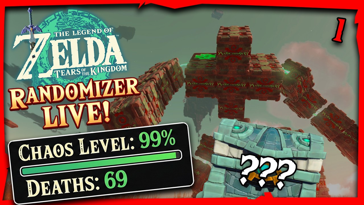 🔴Live! Das PURE Chaos | Zelda TotK Randomizer! [6 Ziele/Part 1]