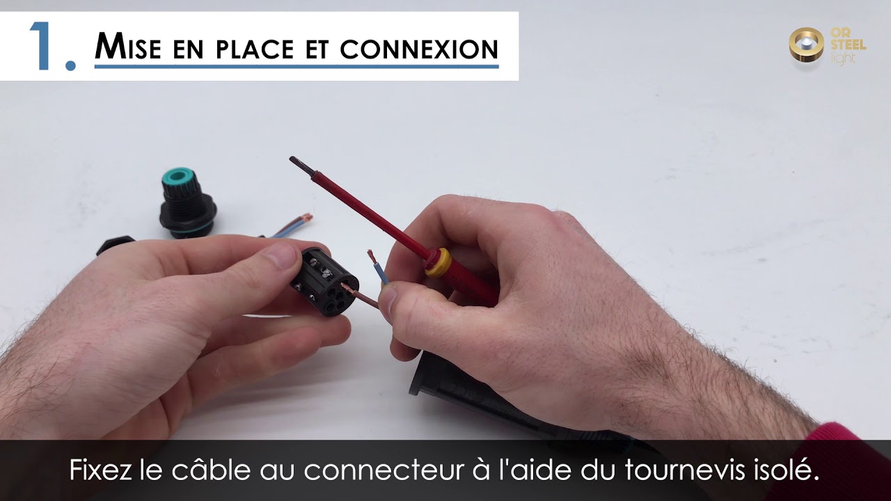 Tutoriel pour le montage de câblages étanches | Projecteurs ORSTEEL Light