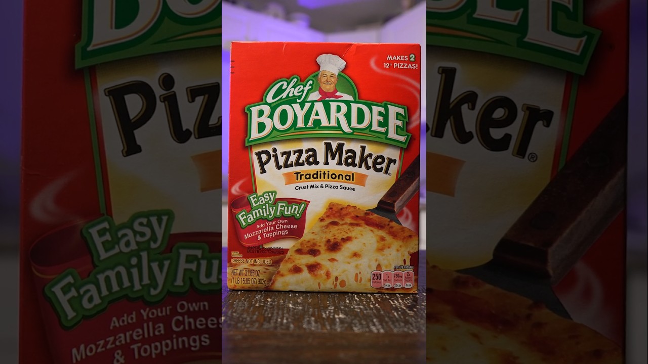 Chef Boyardee makes PIZZA?? #shorts #pizza