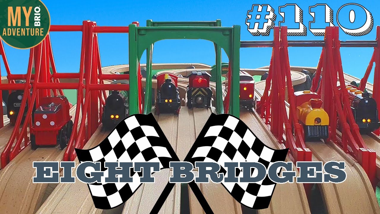 8x BRIO Bridges Vs 8x BRIO Trains [110]
