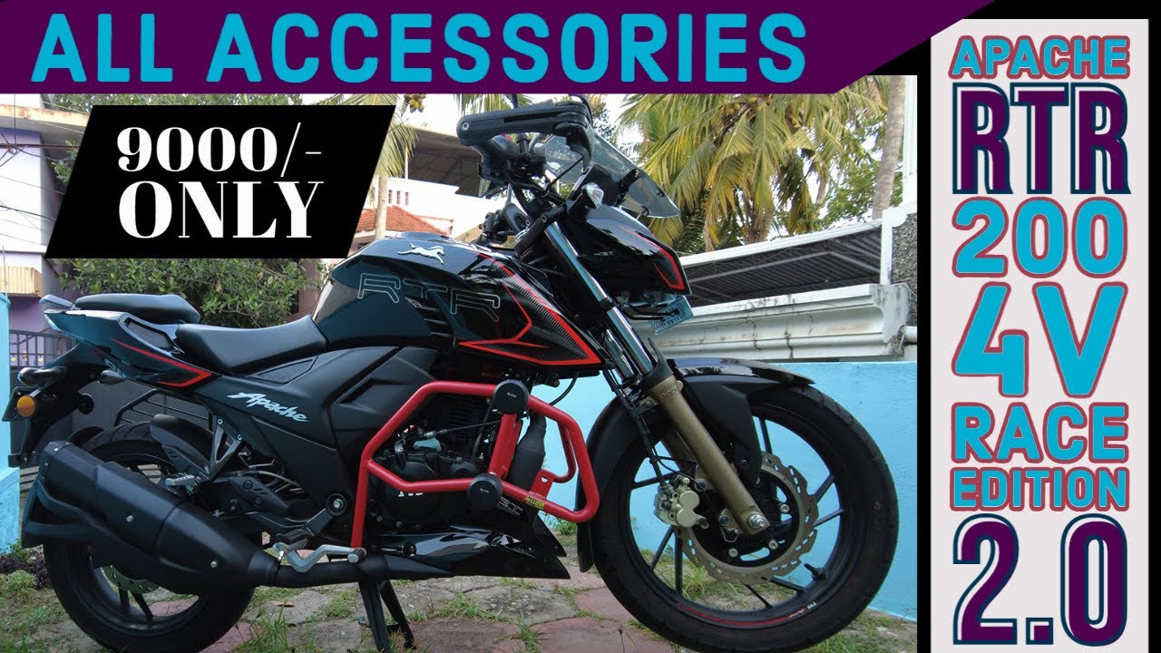 TVS APACHE RTR 200 4V BS6 2021| custom Mod for 9000/- only