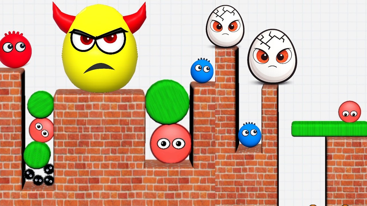 Draw To Smash - Save The Dog 🆚 Hide Ball: Brain Teaser 🆚 Lucky Balls - Going Balls 2048 Gameplay.