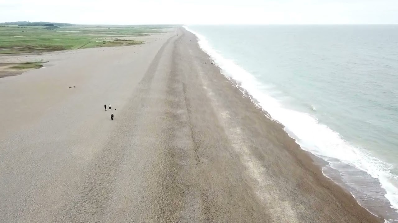 Salthouse Beach Norfolk drone 2023