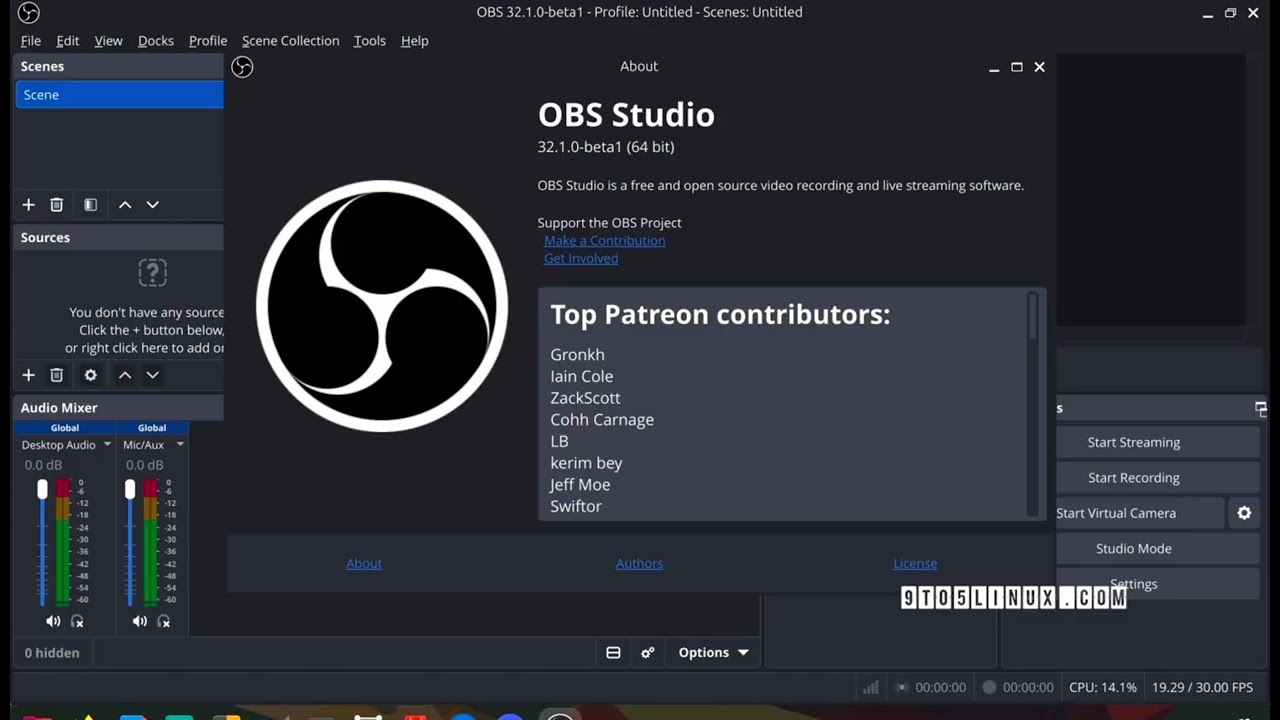 OBS Studio 32.1 обещает новый аудиомикшер и поддержку одновременной трансляции WebRTC, бета-верси...